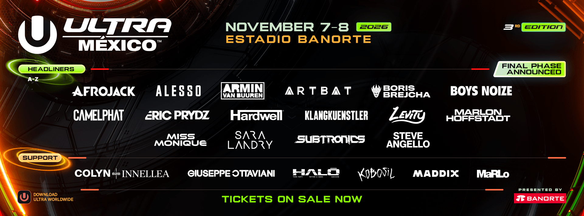 Ultra Mexico Lineup