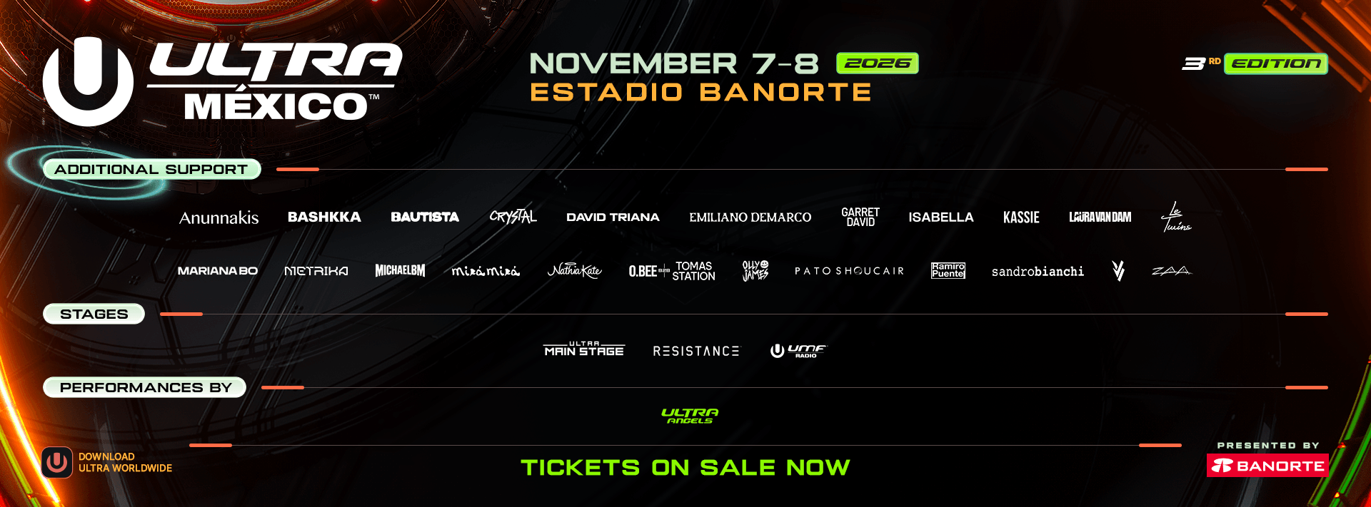 Ultra Mexico Lineup