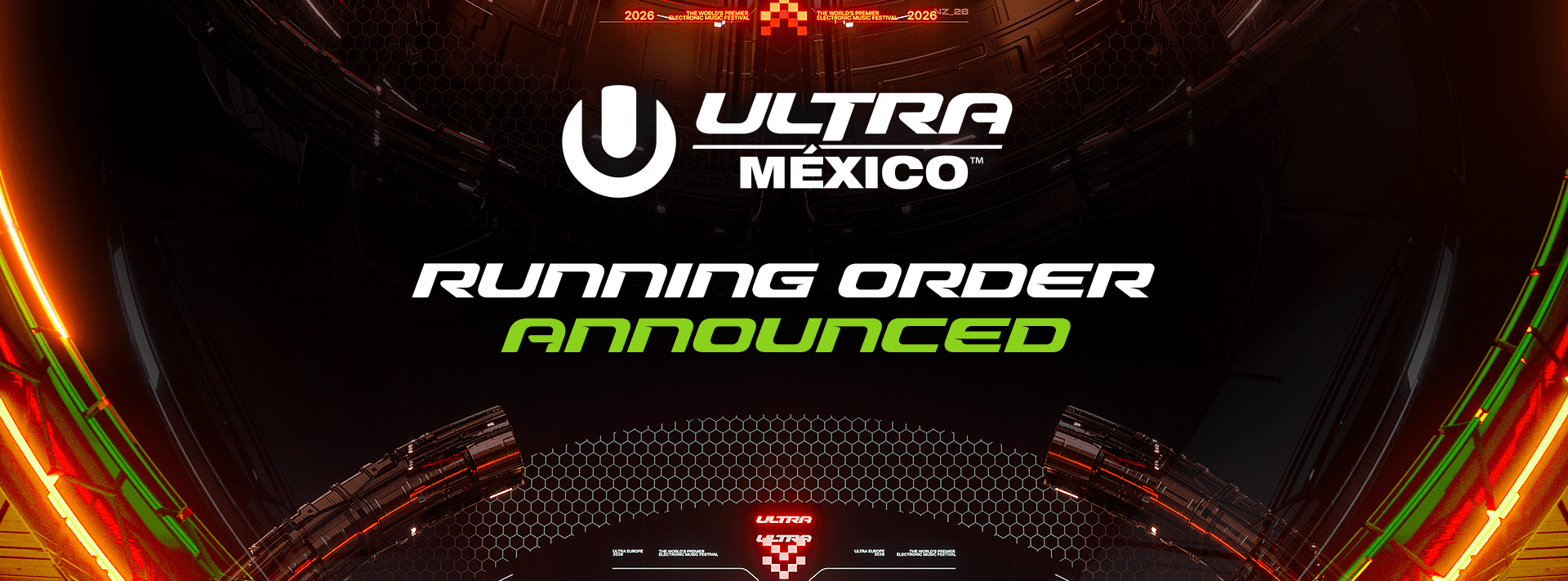 Ultra Mexico Stage Lineups 
